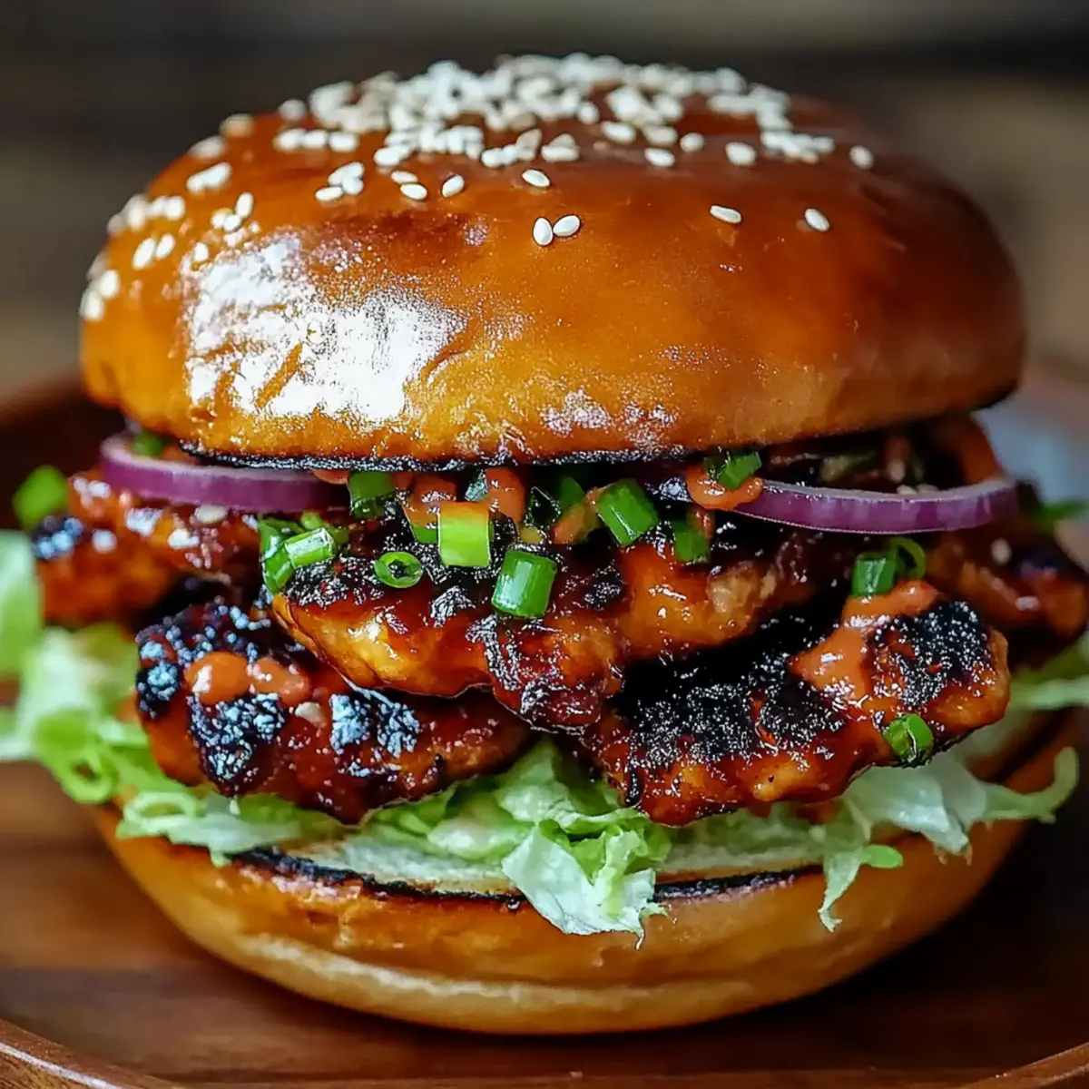 Korean BBQ Chicken Sandwich
