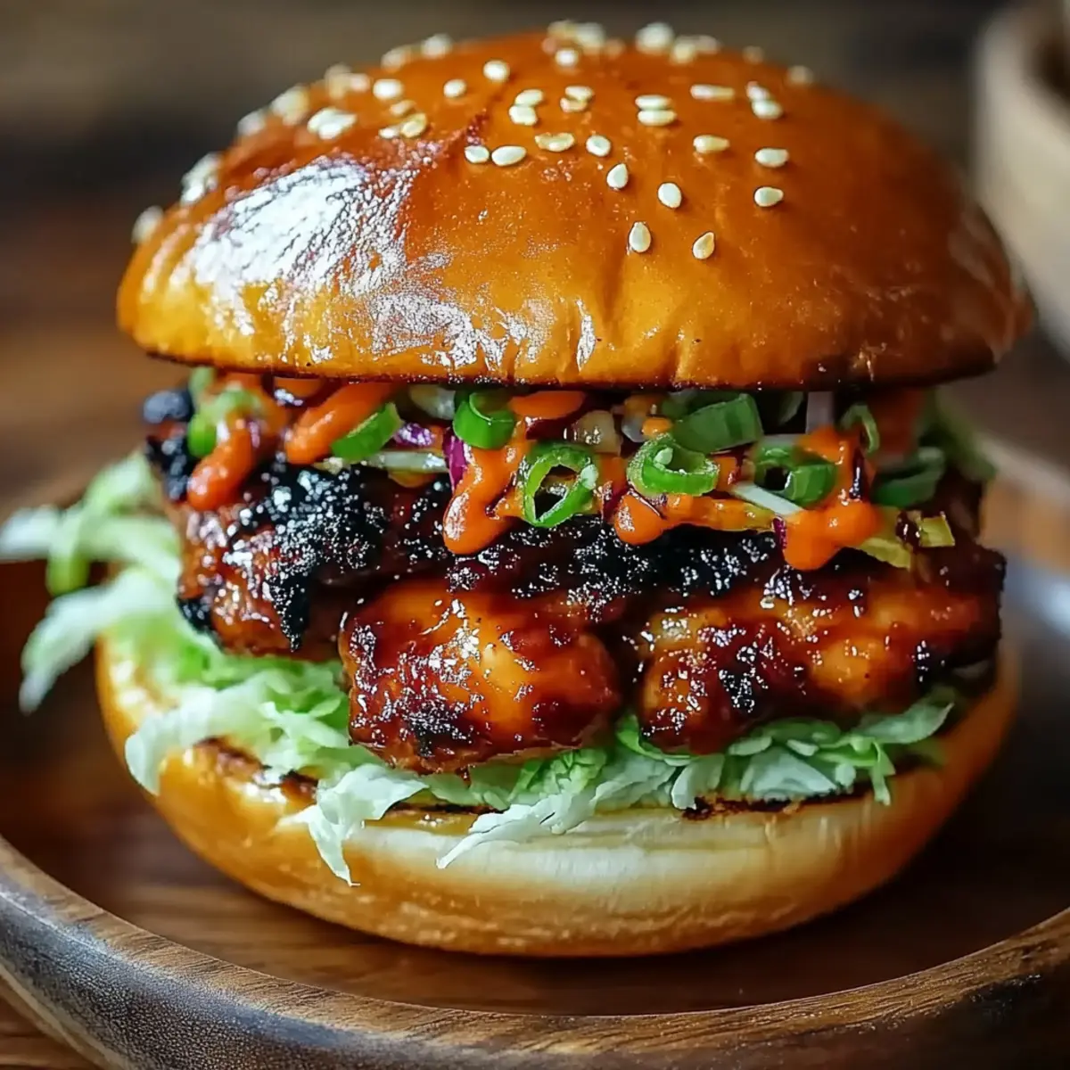 Korean BBQ Chicken Sandwich