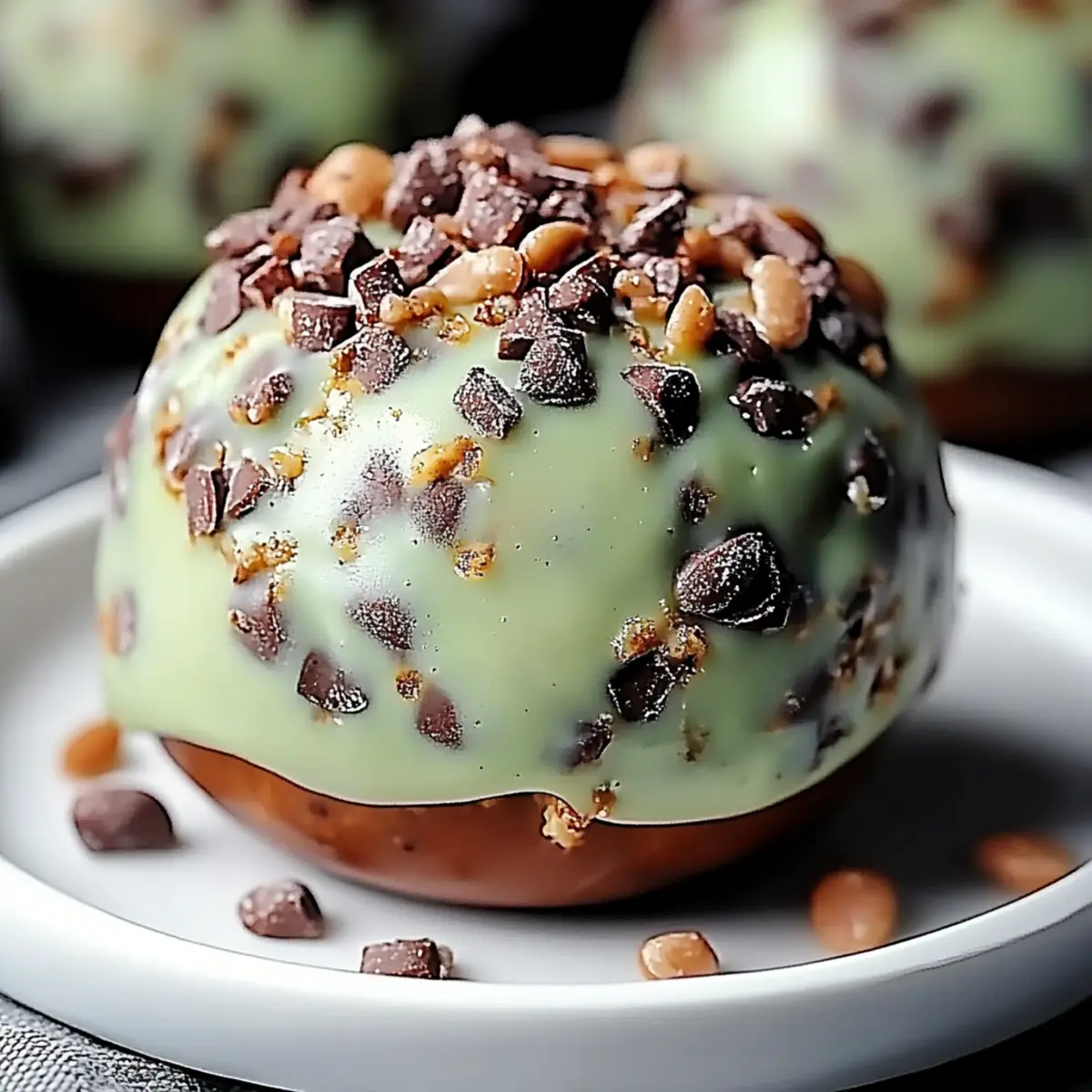 Mint Chocolate Chip Protein Balls