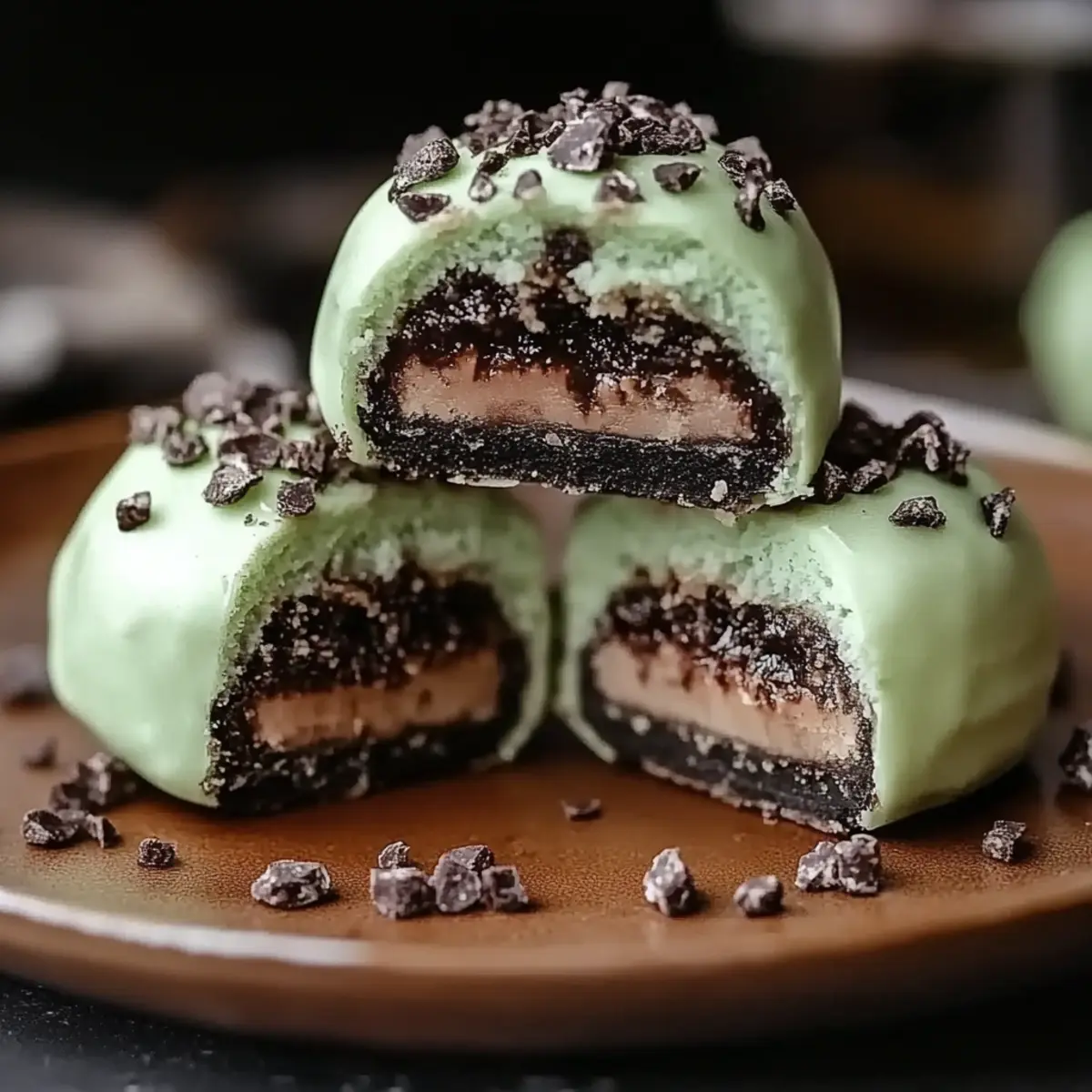 Mint Oreo Truffles