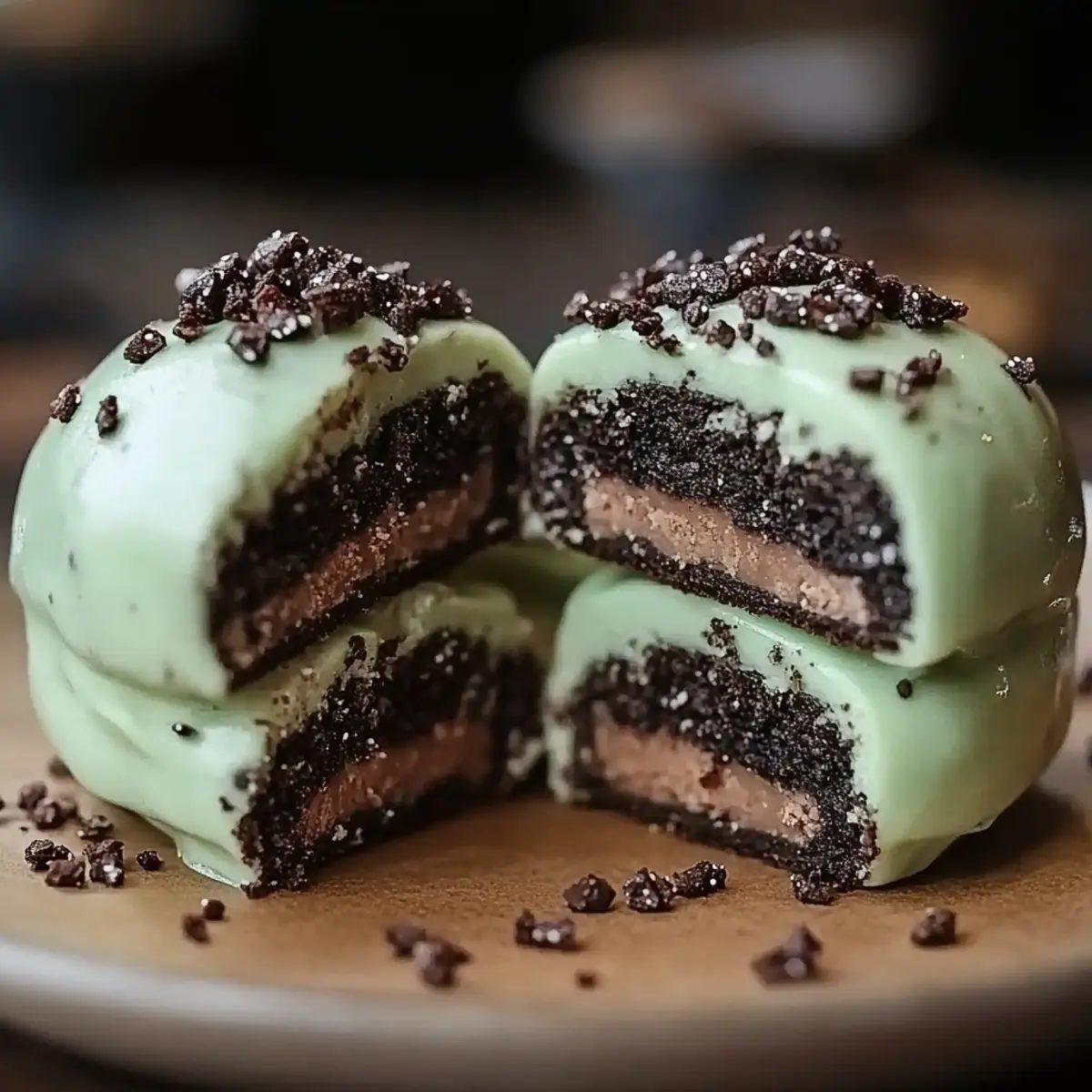 Mint Oreo Truffles