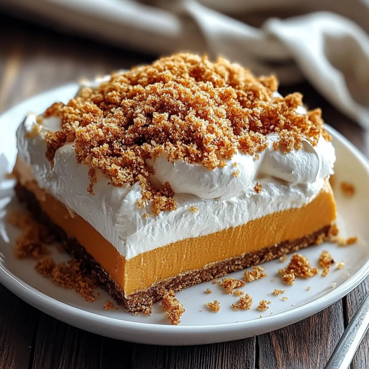 No Bake Pumpkin Spice Delight