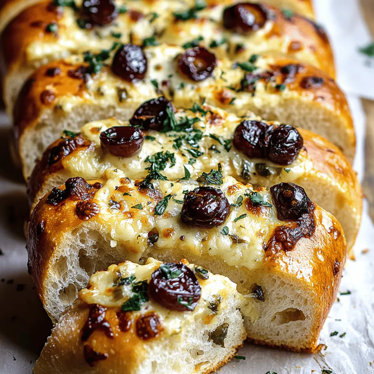 Olive Cheese Bread