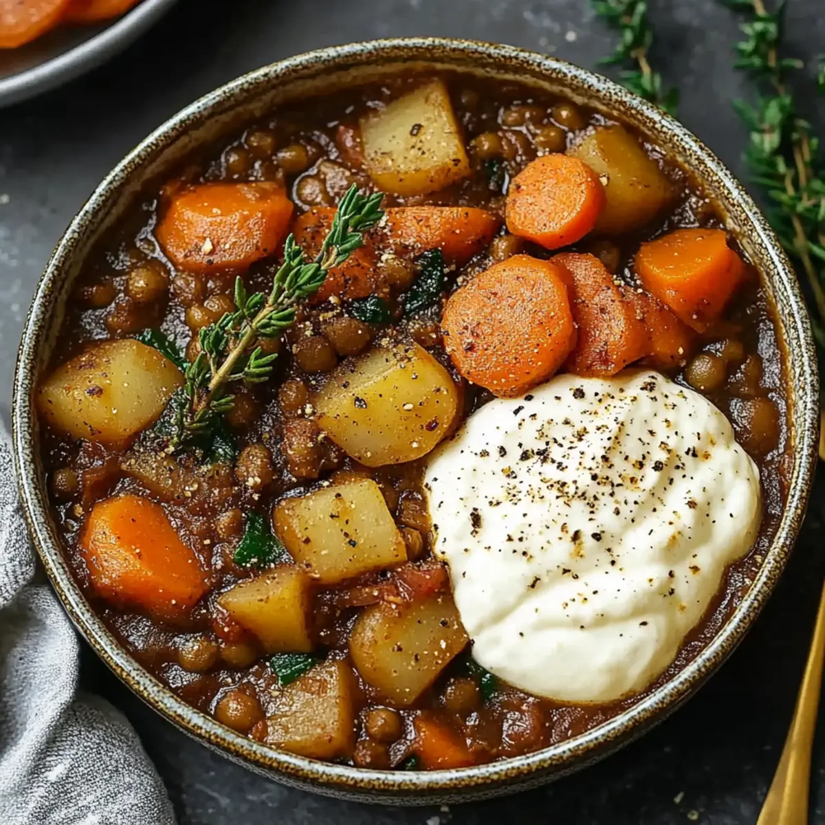 One-Pot Vegetable & Lentil Stew