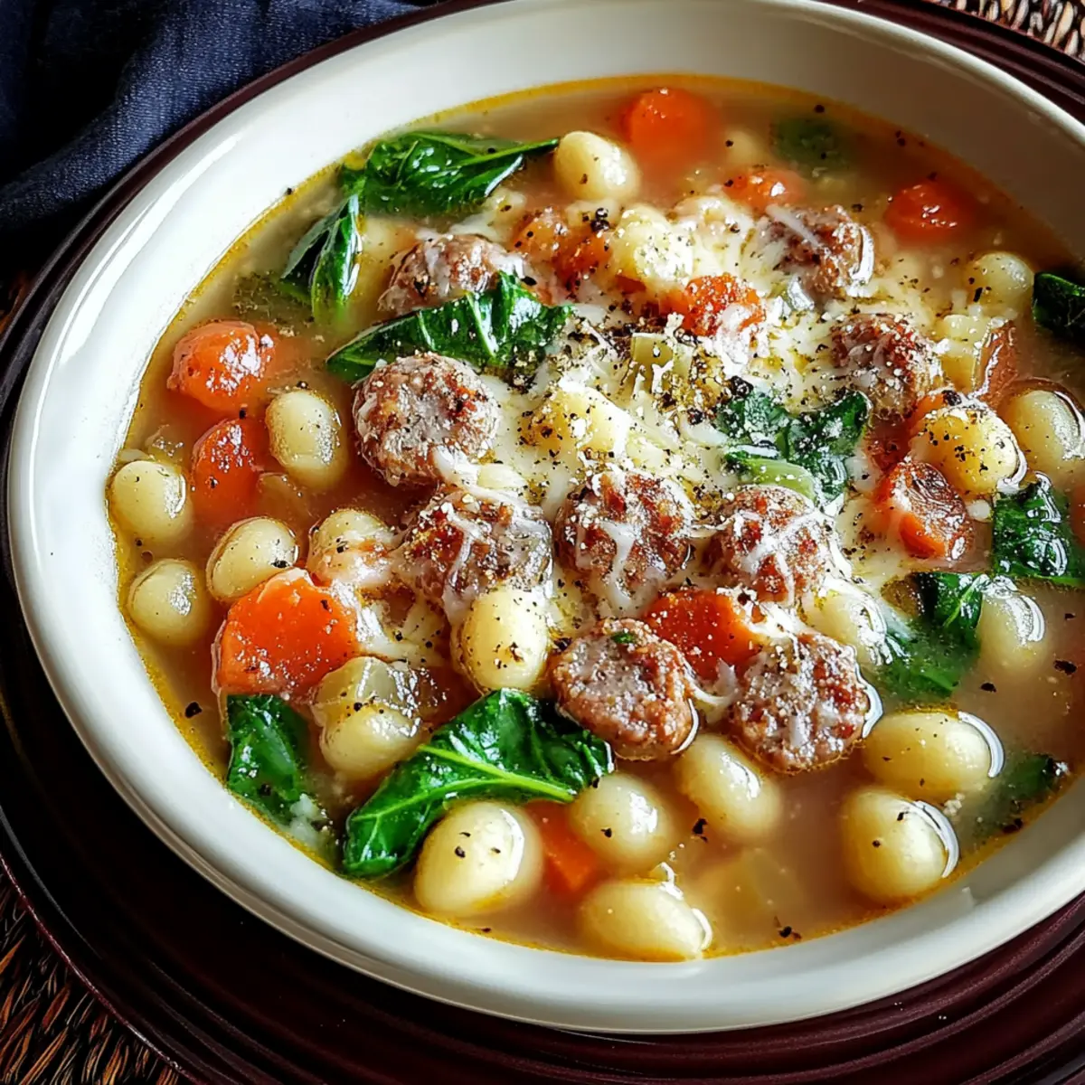 Parmesan Sausage Soup