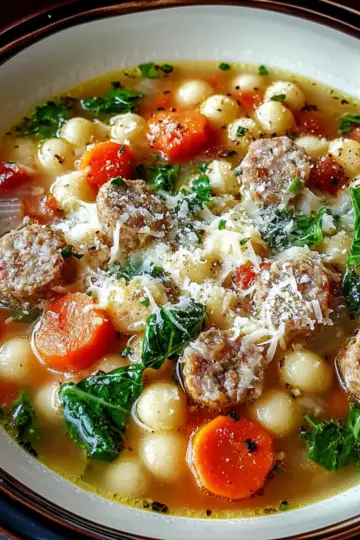 Parmesan Sausage Soup