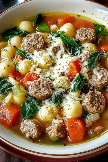 Parmesan Sausage Soup