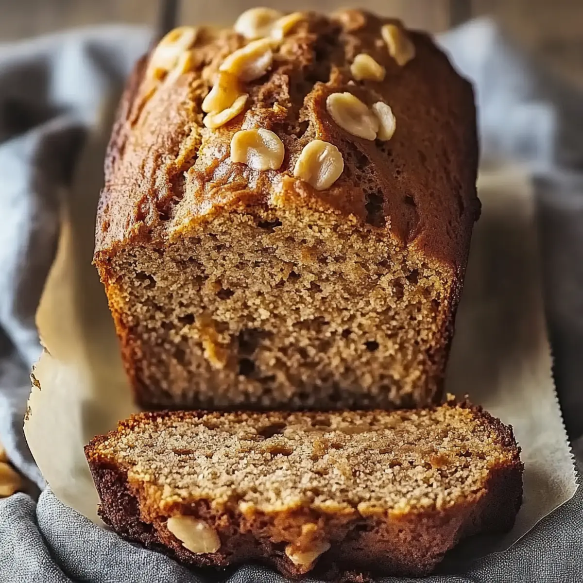 Peanut Butter Banana Bread