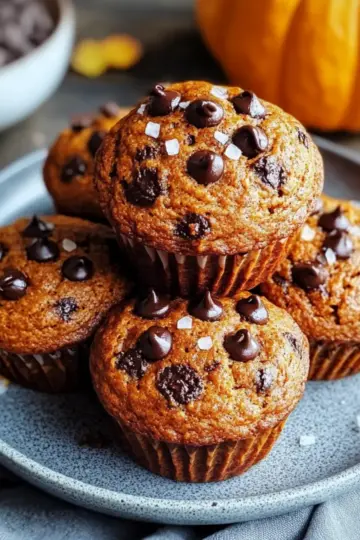 Pumpkin Chocolate Chip Muffins Gluten Free