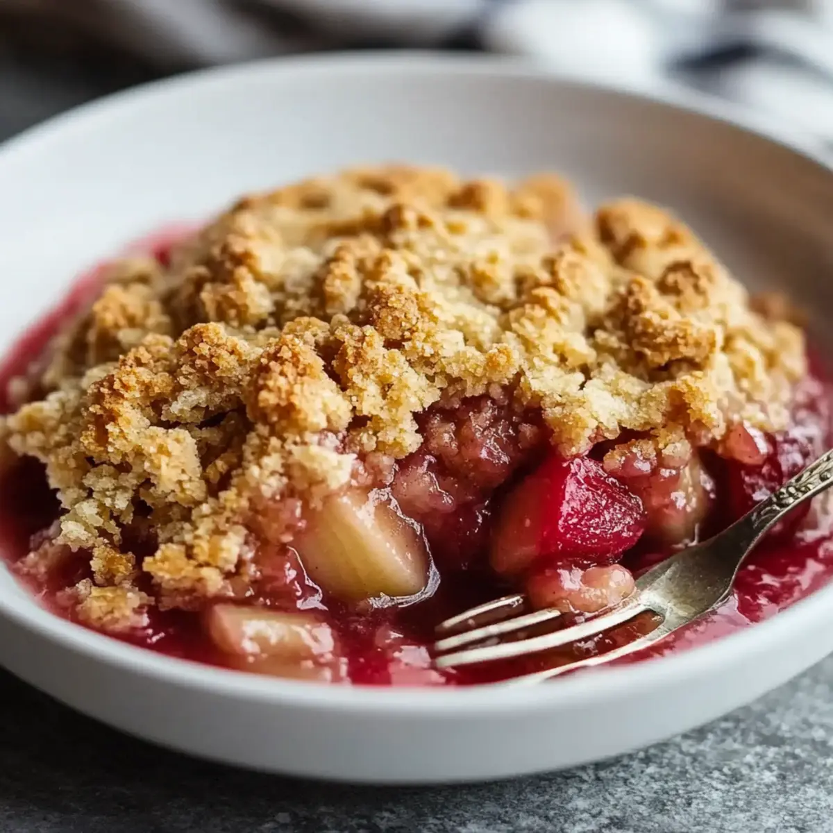 Rhubarb Crisp
