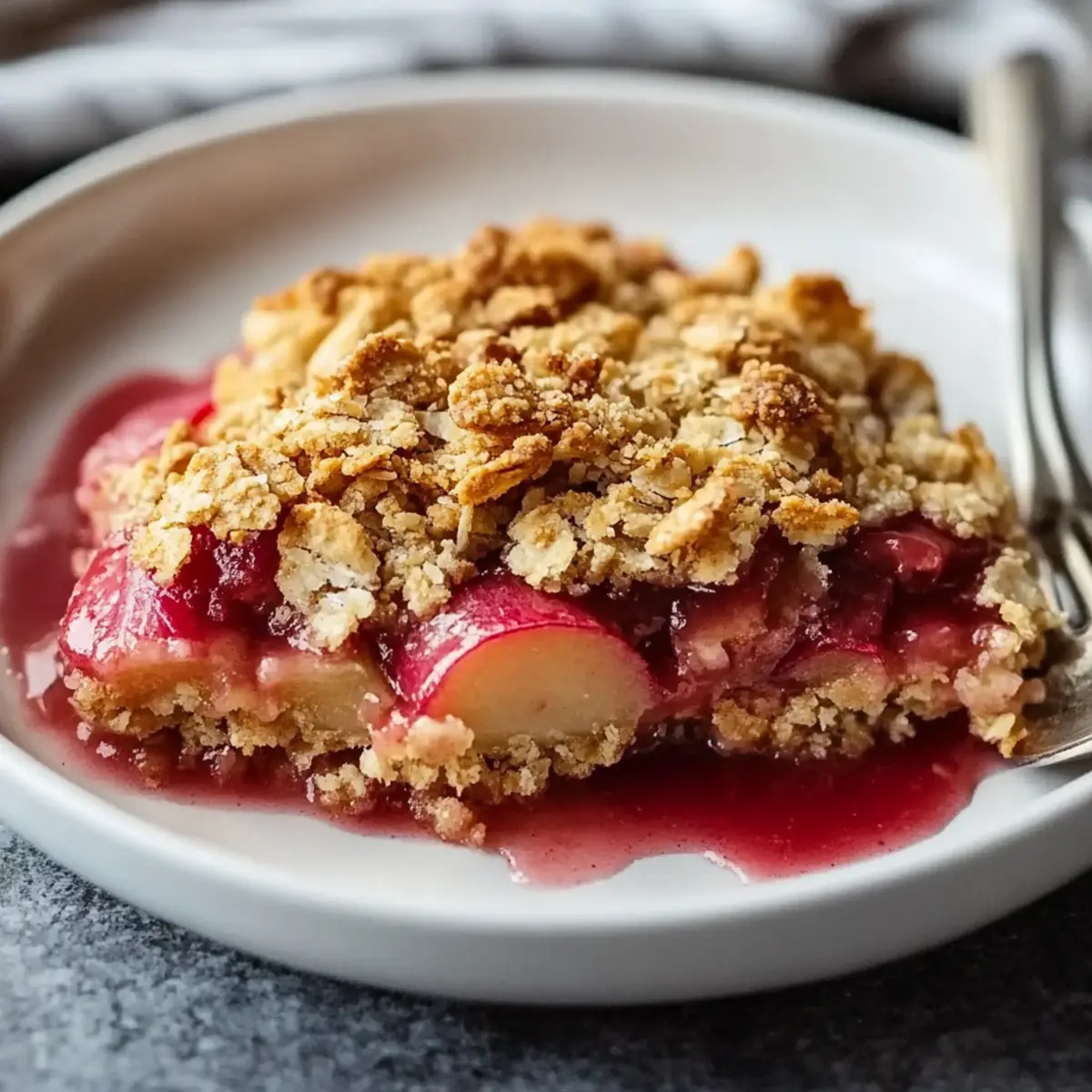 Rhubarb Crisp