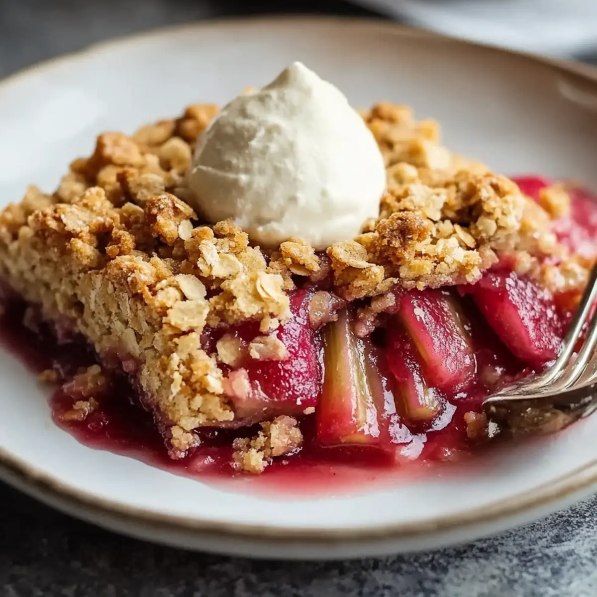 Rhubarb Crisp