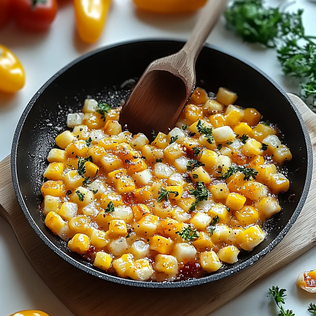 Skillet Corn with Honey Butter