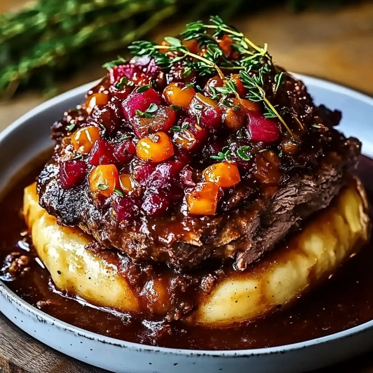 Slow-Braised Beef Roast