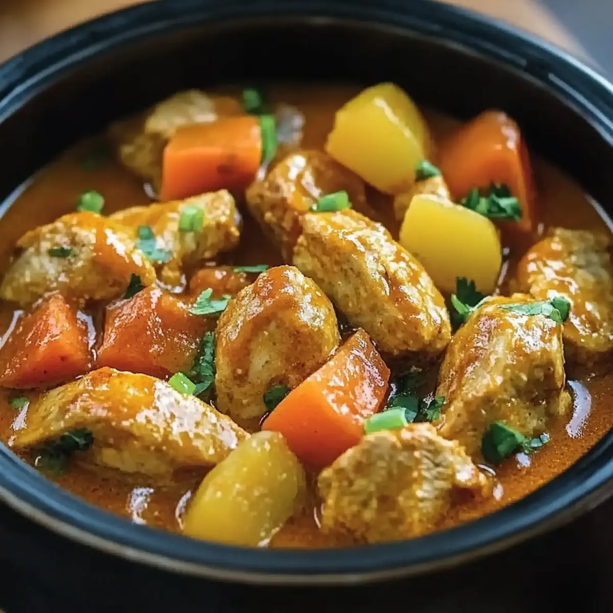 Slow Cooker Chicken Curry