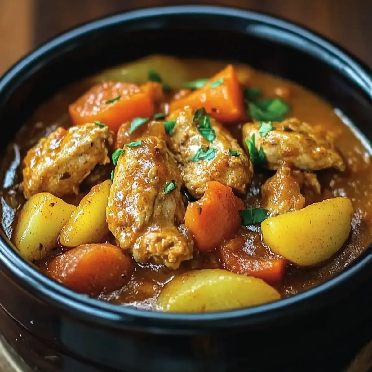 Slow Cooker Chicken Curry
