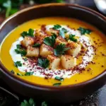 Spicy Butternut Squash Sweet Potato Soup