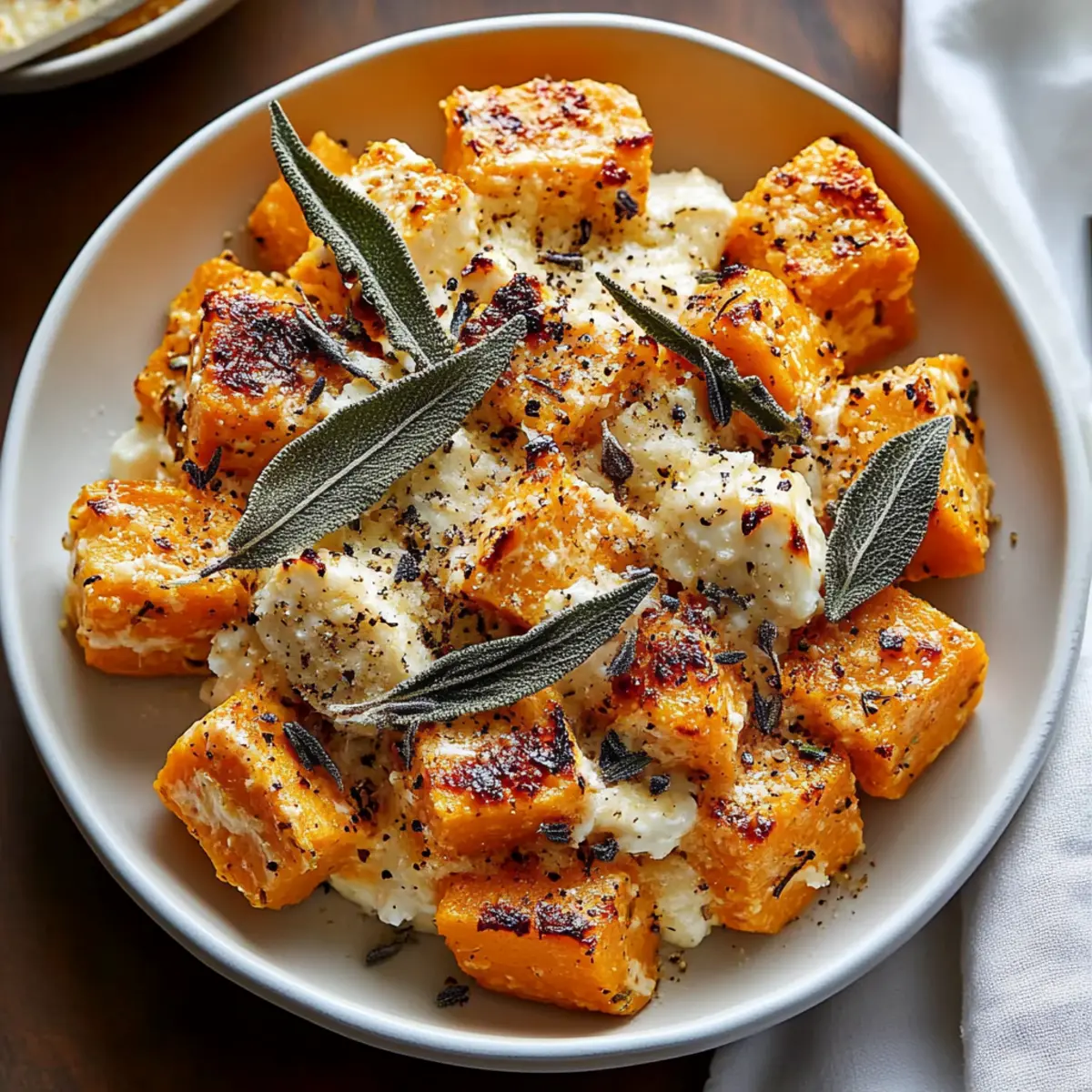 Sweet Potato Goat Cheese Sage