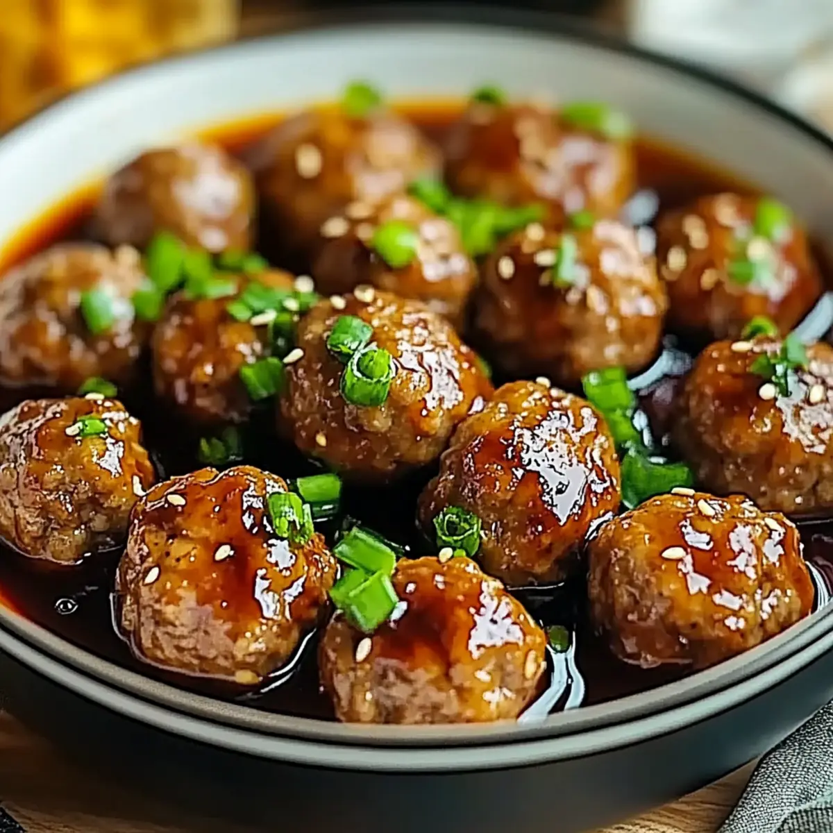 Sweet and Spicy Asian Turkey Meatballs