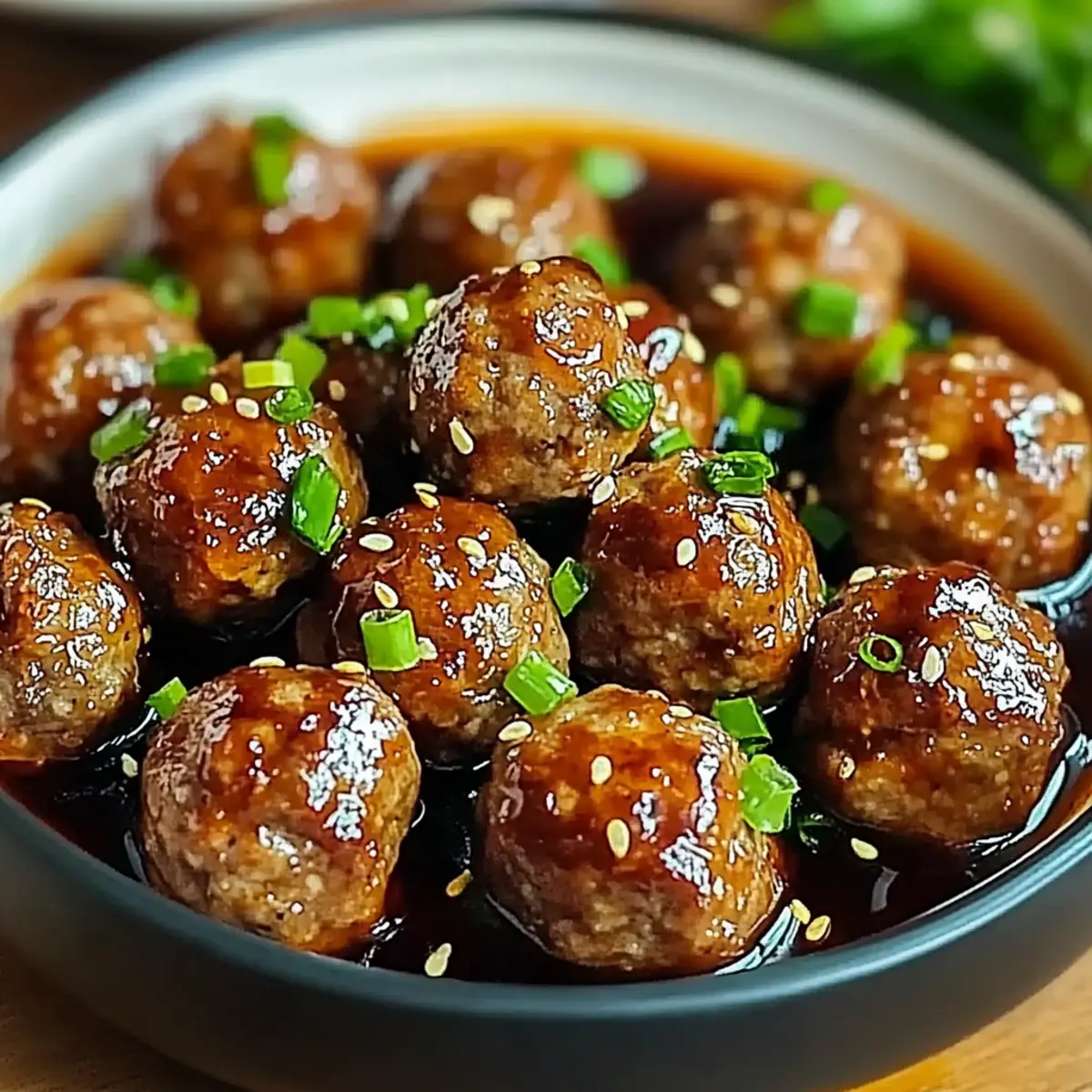 Sweet and Spicy Asian Turkey Meatballs