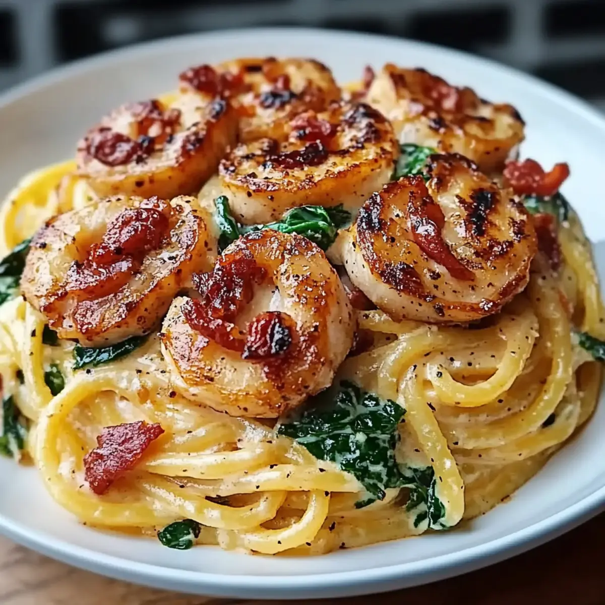 Tuscan Shrimp Pasta