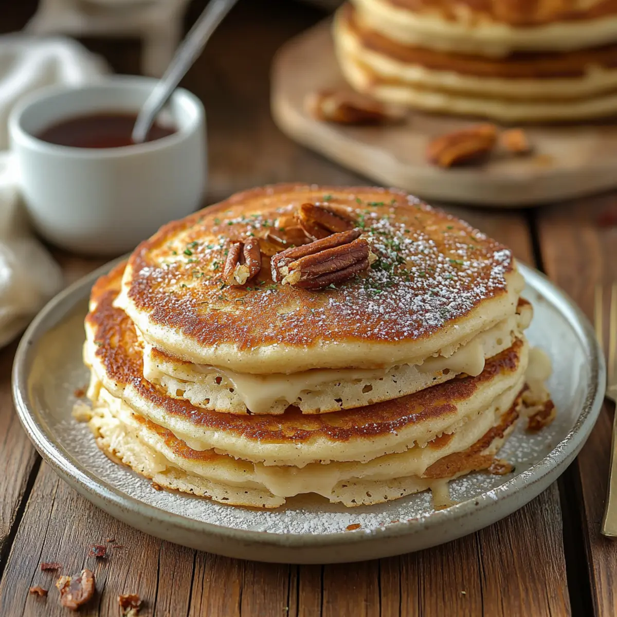 Vanilla Cinnamon Buttermilk Pancakes