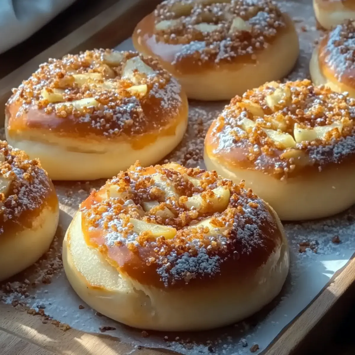 Apple Cheesecake Buns