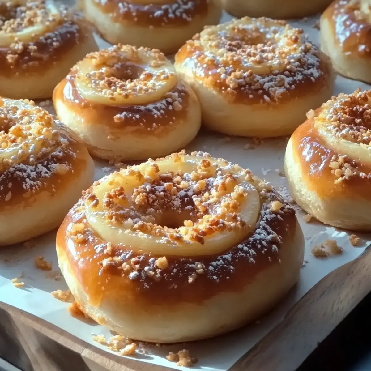 Apple Cheesecake Buns