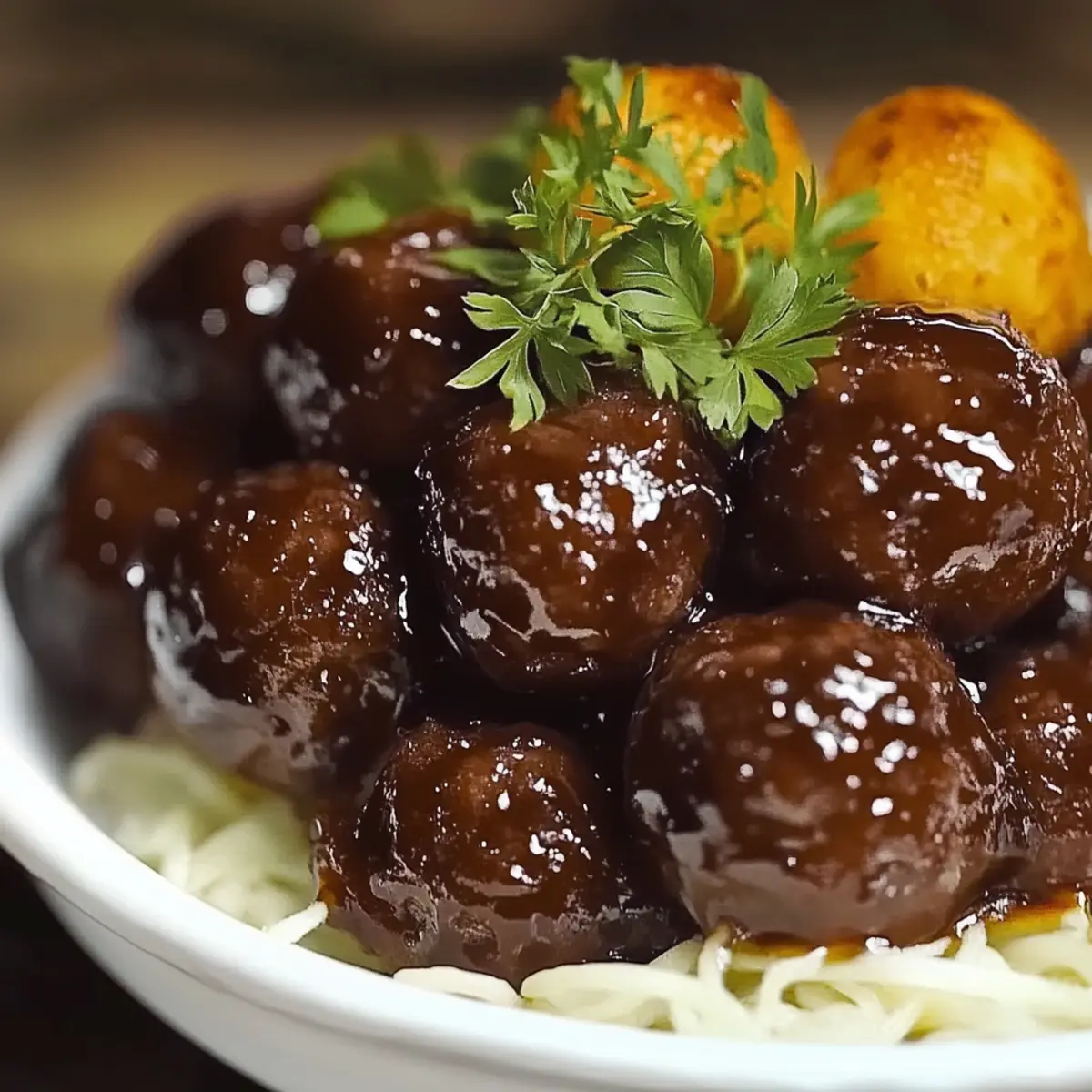 BBQ Jerk Meatballs