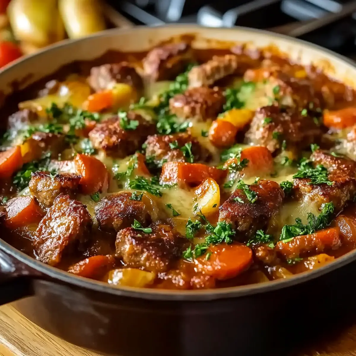 Beef Sausage Casserole