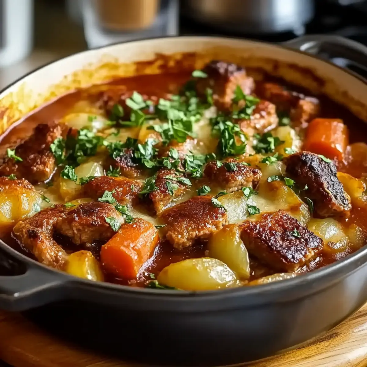 Beef Sausage Casserole