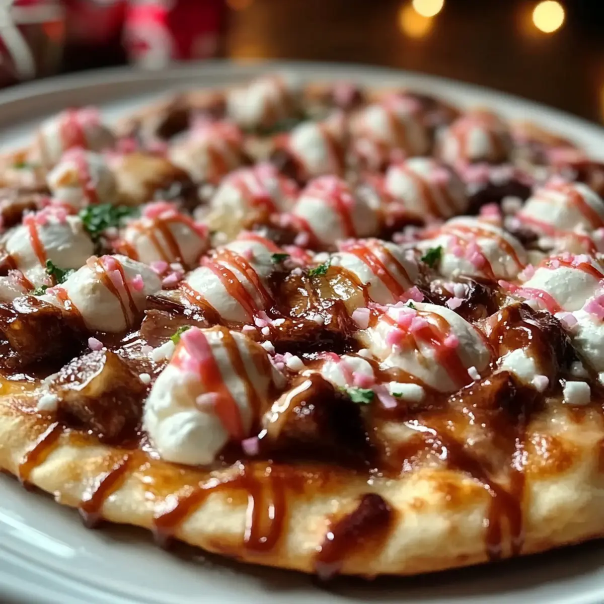 Candy Cane Pizza