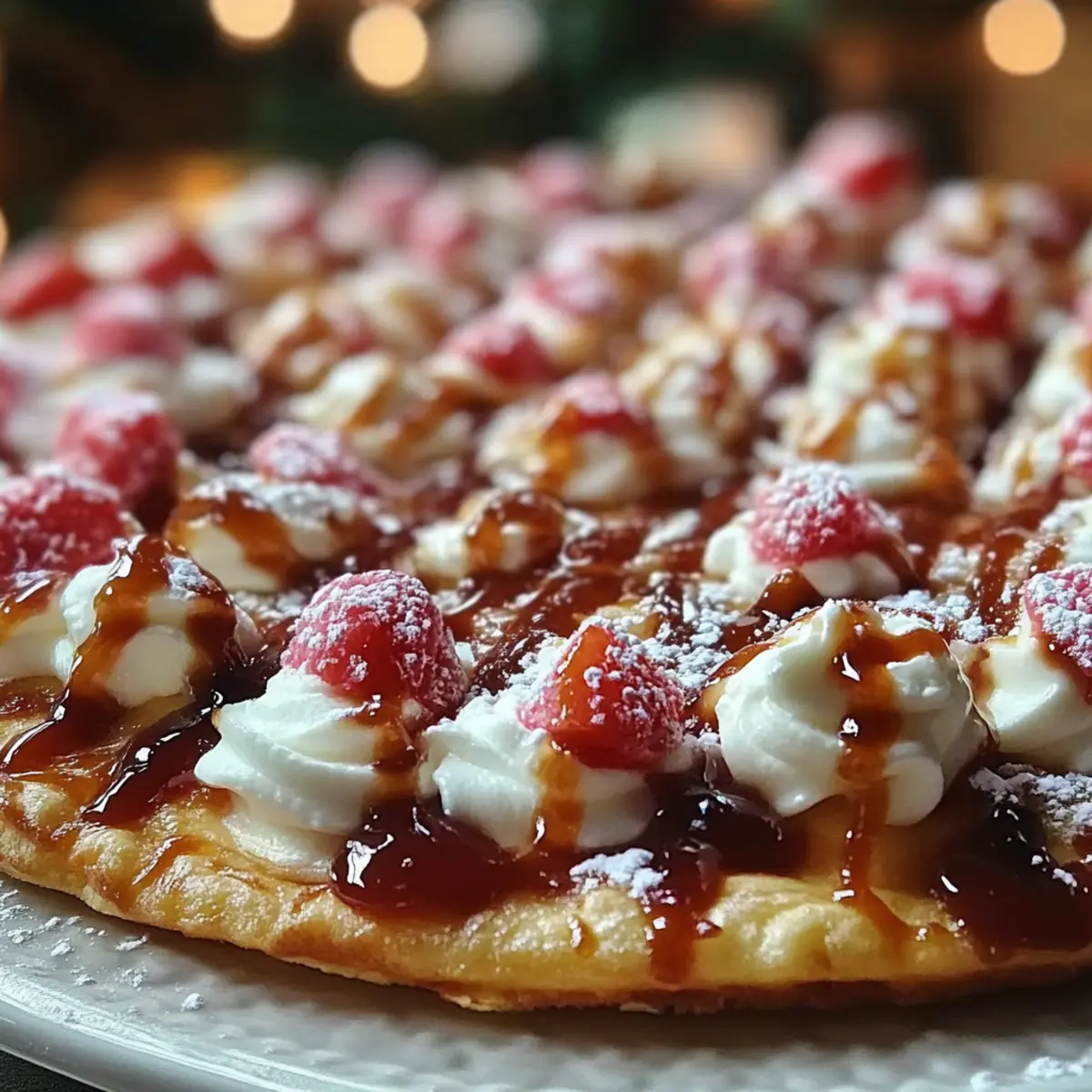 Candy Cane Pizza