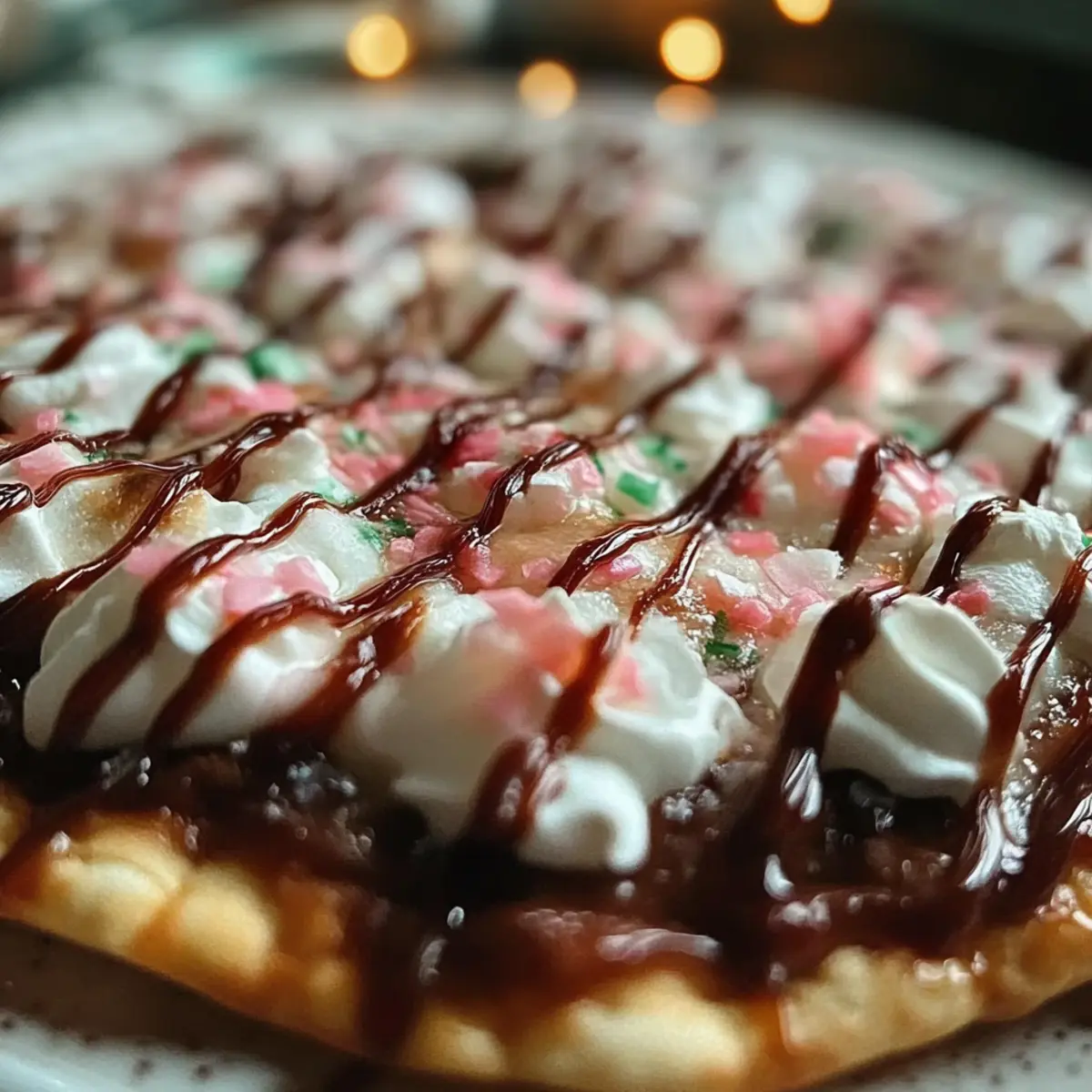 Candy Cane Pizza