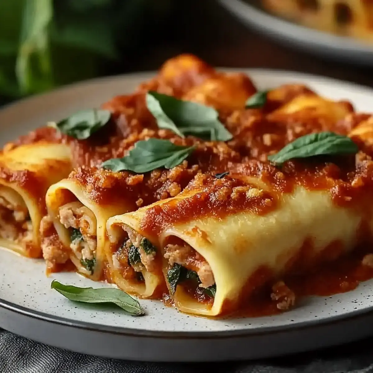 Cannelloni Viande Hachée