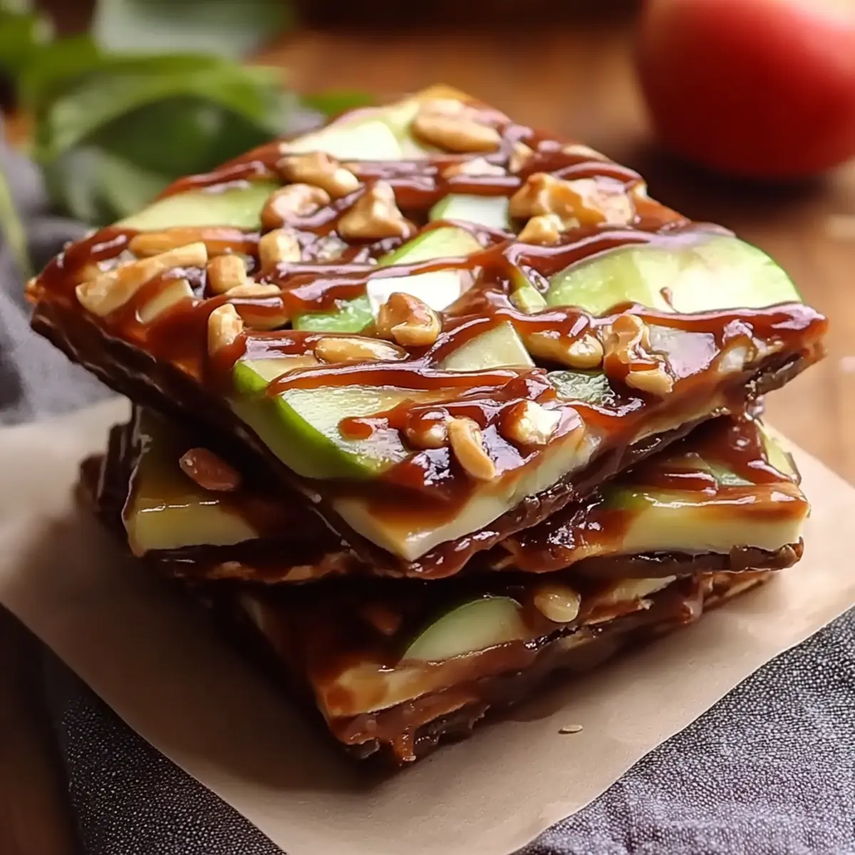 Caramel Apple Bark