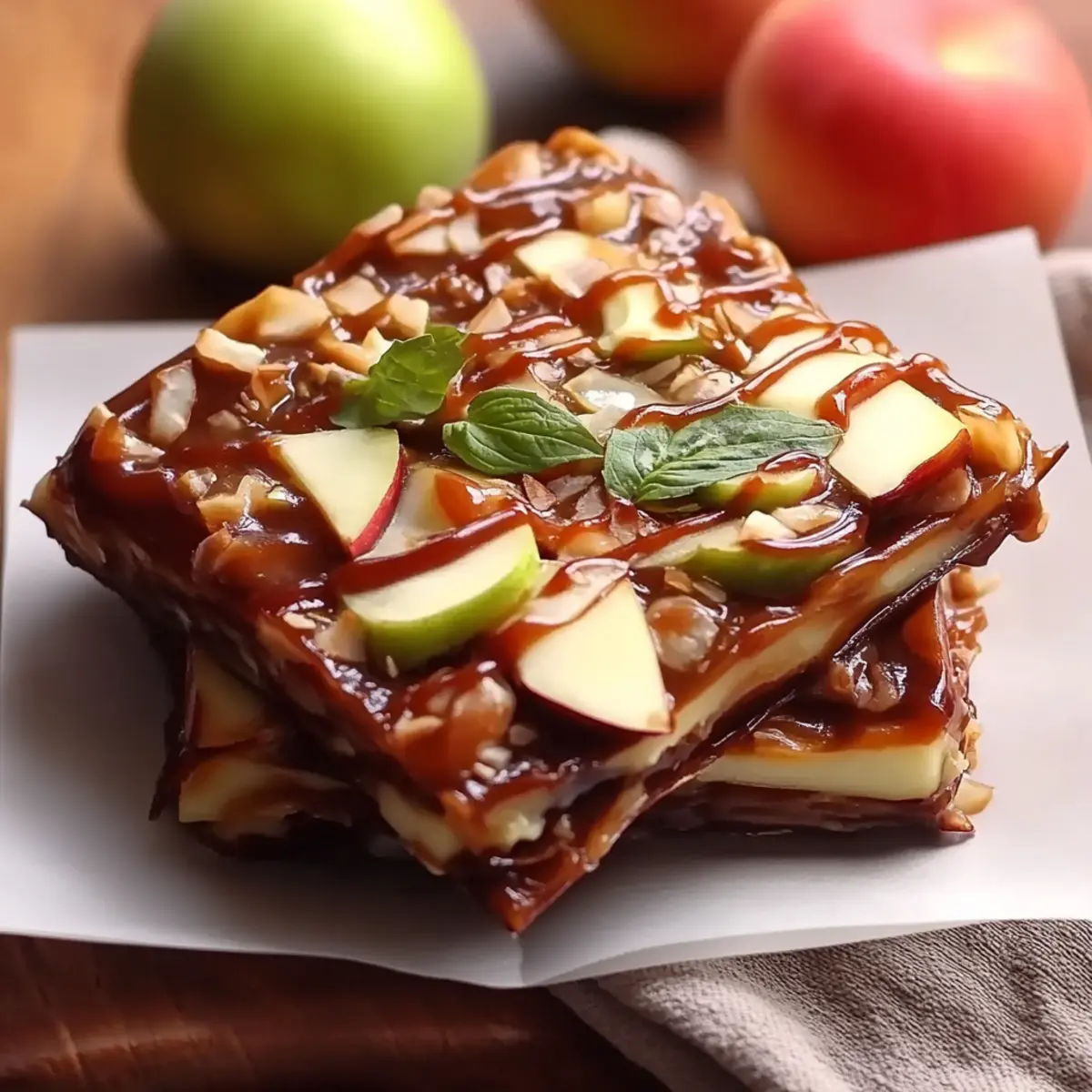 Caramel Apple Bark