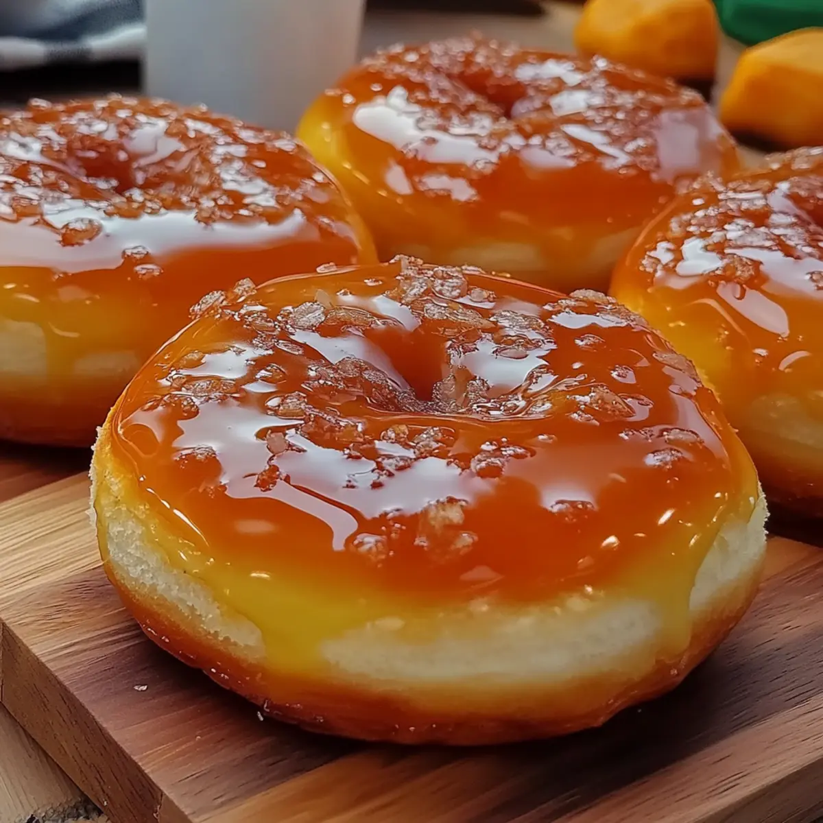 Caramelized Crème Brûlée Donuts