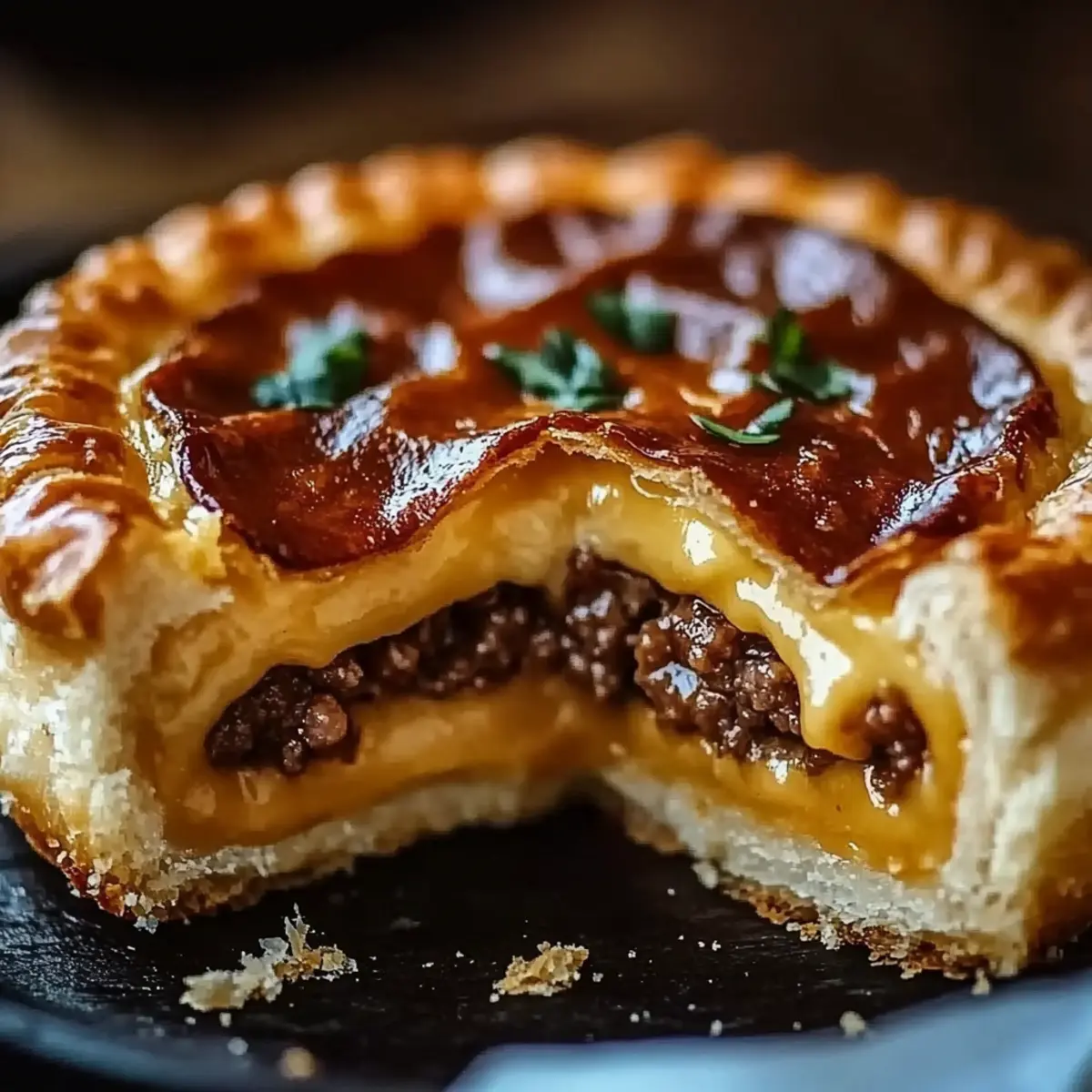 Cheeseburger Pie Dinner