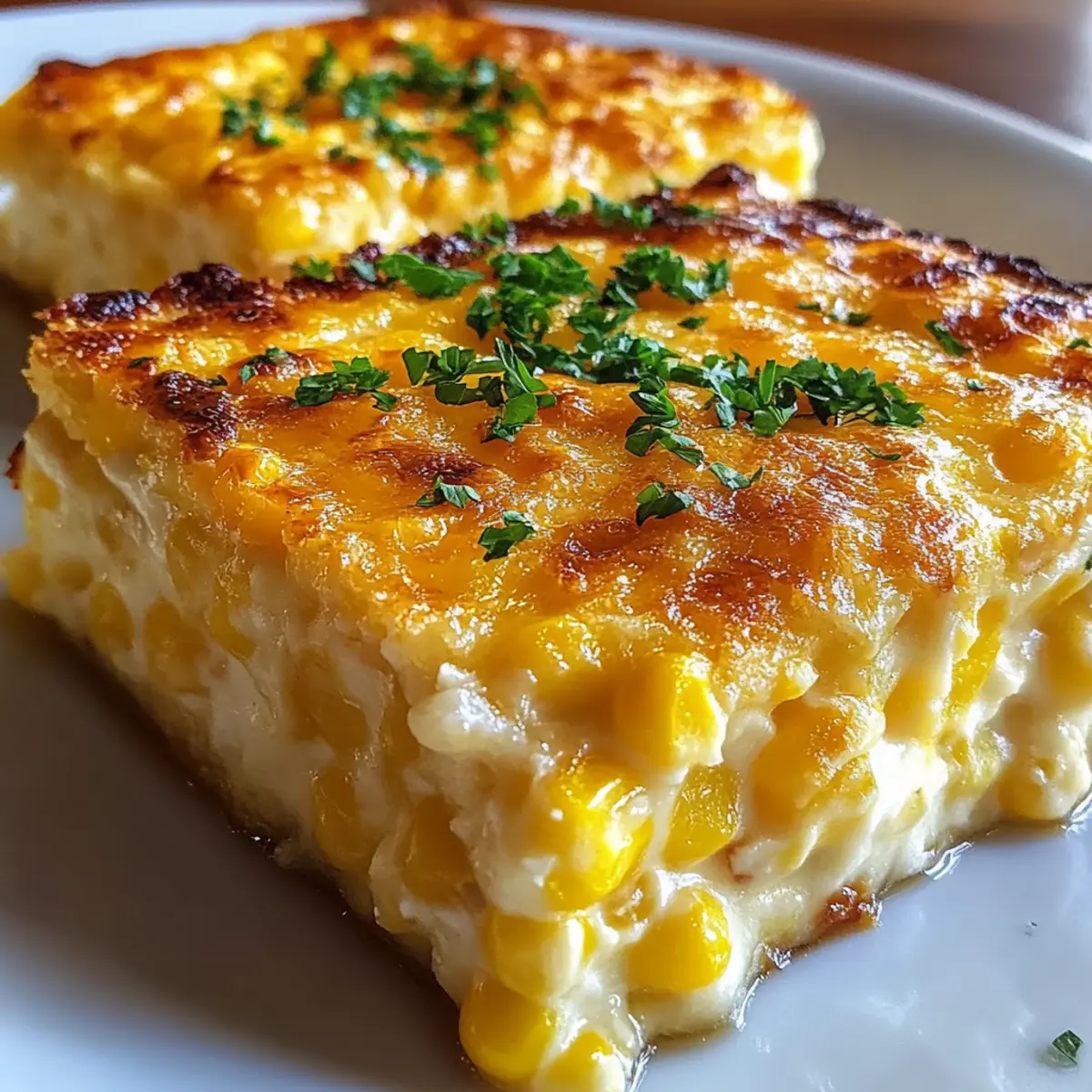 Cheesy Cream Cheese Corn Casserole