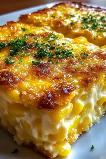 Cheesy Cream Cheese Corn Casserole
