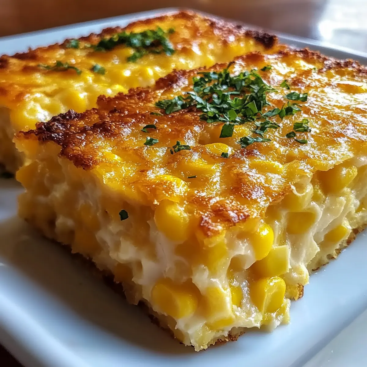 Cheesy Cream Cheese Corn Casserole