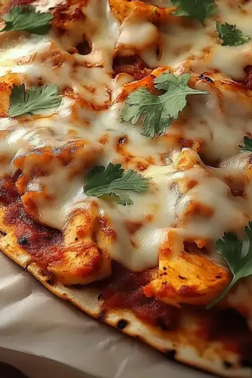 Cheesy Sweet Chilli Chicken Flatbreads