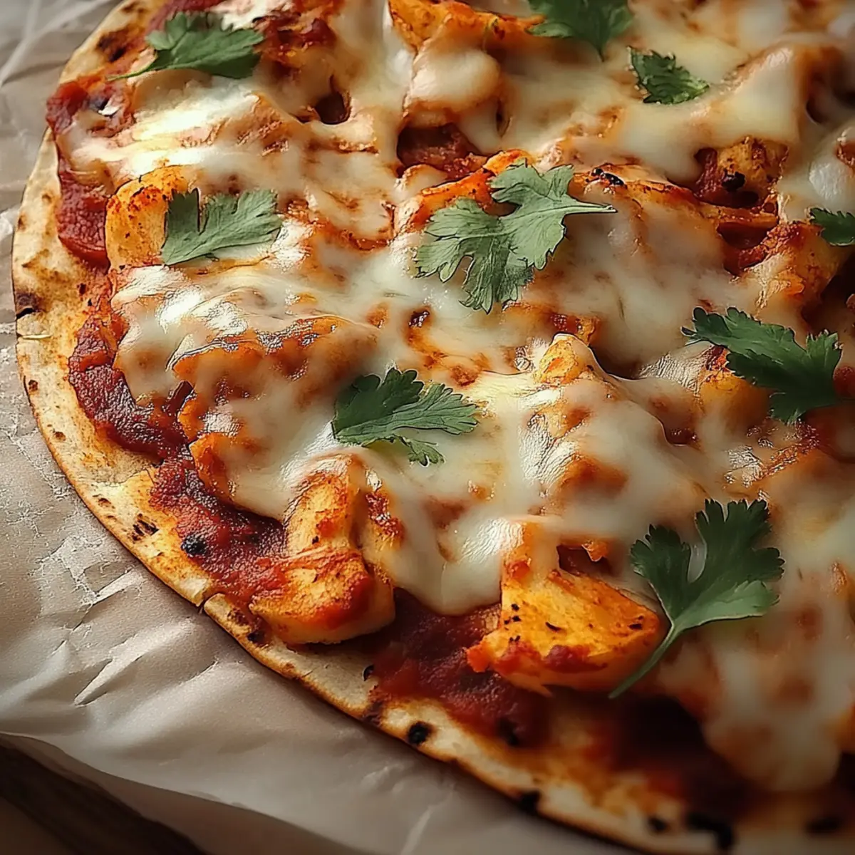 Cheesy Sweet Chilli Chicken Flatbreads