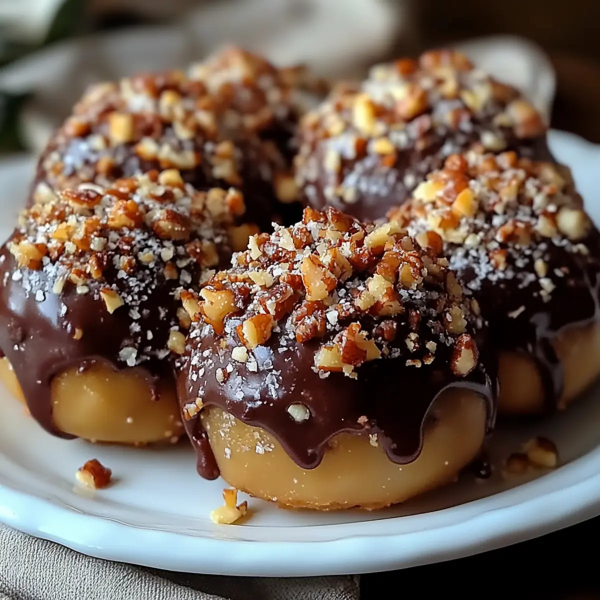 Chocolate-Dipped Bourbon Balls with a Nutty Crunch