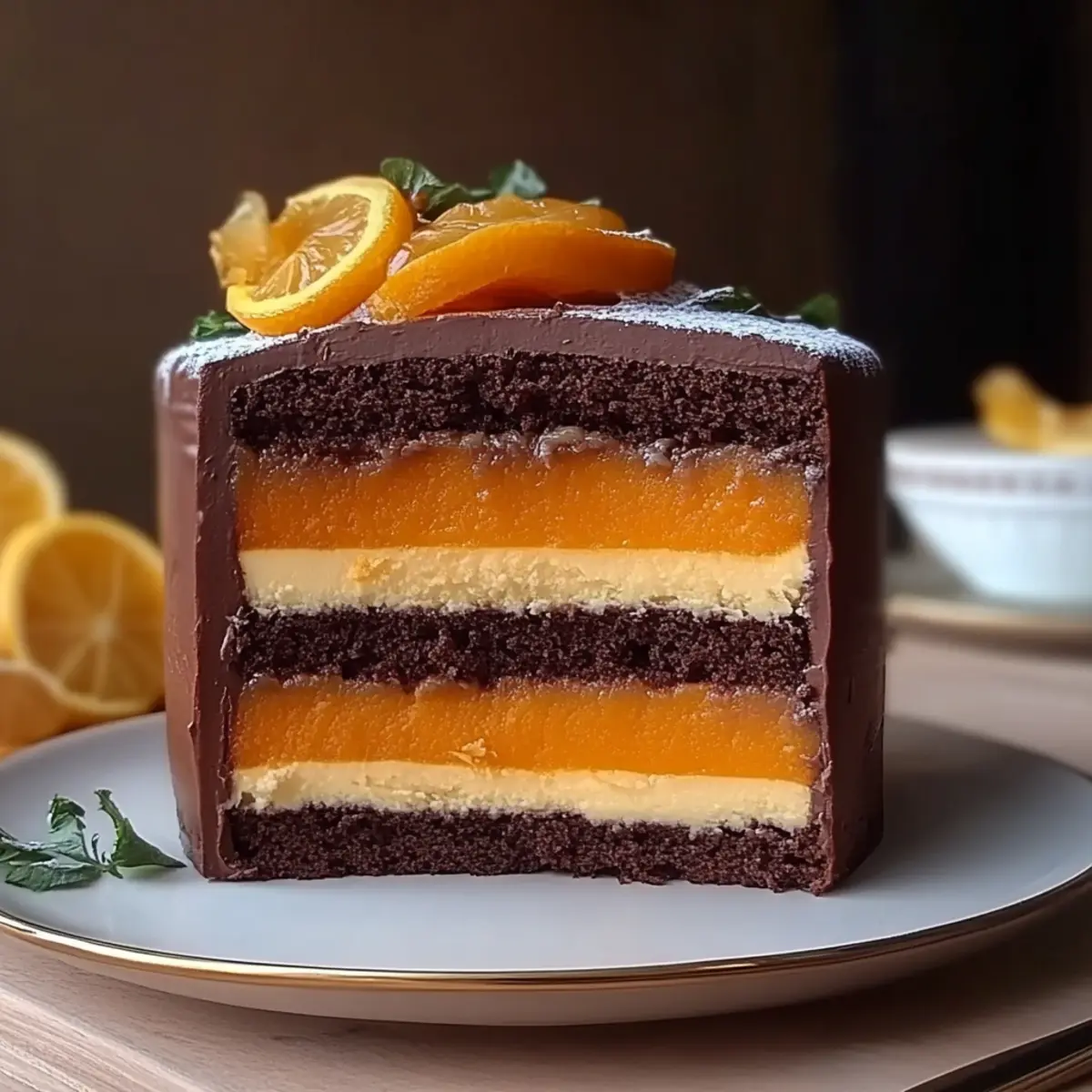 Chocolate & Orange Punchcake