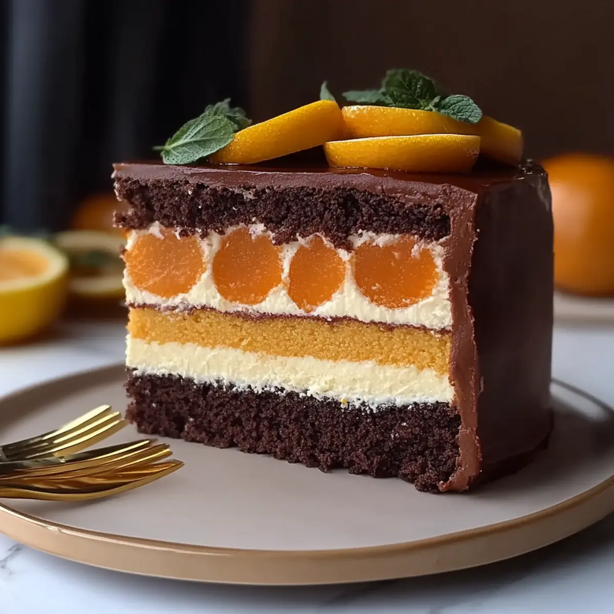 Chocolate & Orange Punchcake