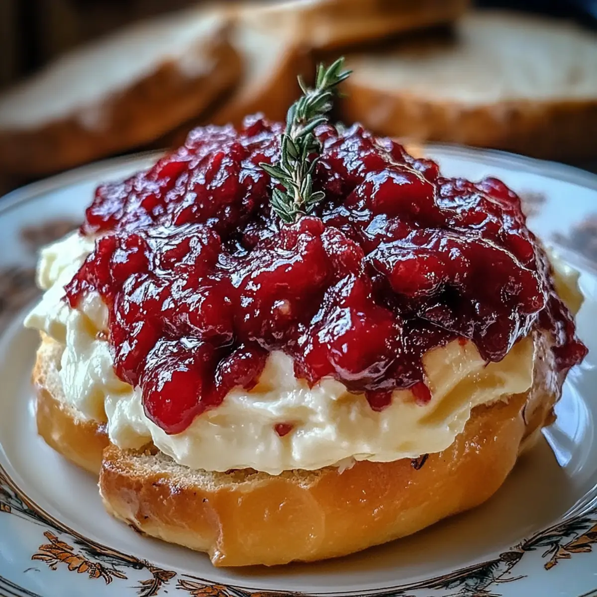 Christmas Cranberry Honey Butter