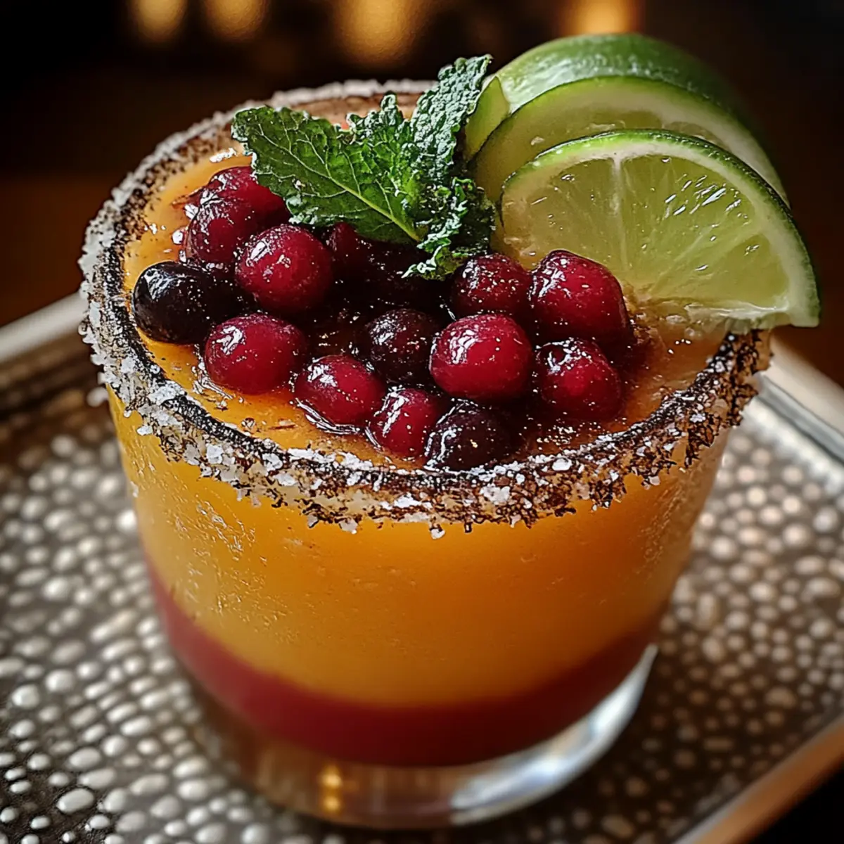 Christmas Mistletoe Margarita