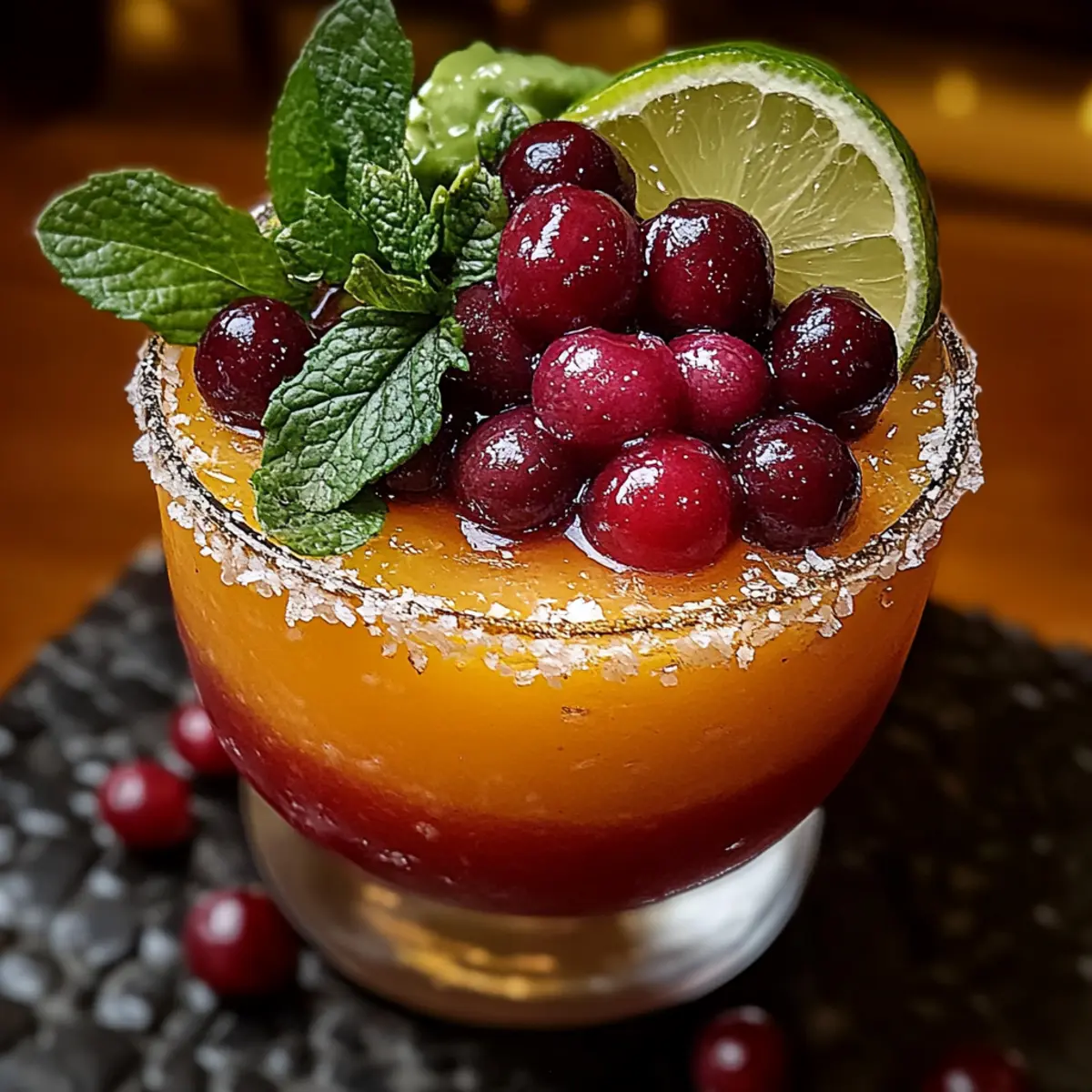 Christmas Mistletoe Margarita